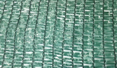 Сетка для зат от солнца, фас, размер 4х10 м, 55% зат, (с клипсой 29шт)цвет зеленый (Россия)