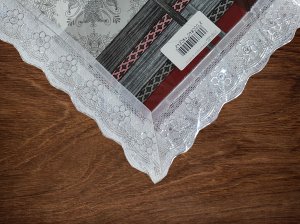 Скатерть  ПВХ  коллекция "УЮТ" на нетканой основе  134*180см  с ПВХ каймой