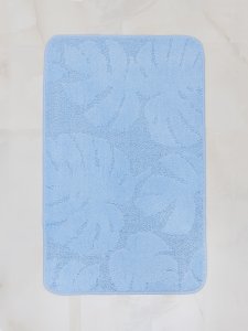 МС 2-056 Коврик для ванной комнаты My Crystal серия Gold 50*60 цвет ГОЛУБОЙ  МОНСТЕРА