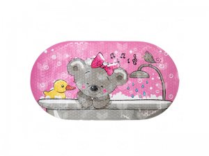 Коврик для ванны с присосками "Bubbles kids" - Мишка с бантиком
