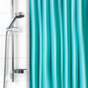 7070-turquoise Штора "MIRAGE" для ванной комнаты 180х180 см. (бирюзовая)