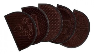 Коврик придверный ComeForte УЮТ "Классик" 40х60 см п/кр 30шт/уп коричневый