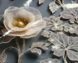 GQ-637 Клеенка ПВХ ПАРАДИЗ на тканевой основе 1,4х20м