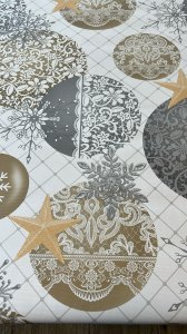 7053В НГ Клеенка ПВХ "ФЛЕР" на тканевой основе 1,40 х 20 м