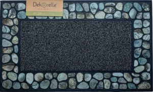 Коврик флокированный Dekorelle FLOK G019, иск.трава, разм. 45x75см (10 шт/кор)