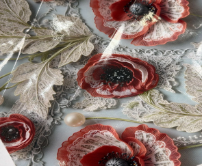 GQ-635 Клеенка ПВХ ПАРАДИЗ на тканевой основе 1,4х20м