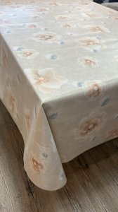 D36-01 Клеенка ПВХ "SILK DUPONT" с тиснением на тканевой основе  1,37 х 20 м.п.