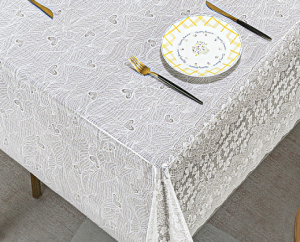 CL-0747UP Клеенка ажурная "TOP LACE" 1.37x20 п.м.