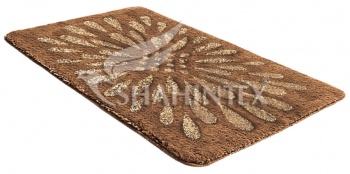 Коврик   SHAHINTEX РР LUX 50*80 кофе с молоком 55