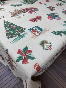 0004 Тканевая клеенка "ALBANO"  с печатным рисунком 1,40 х 20 м.п. НГ