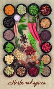 Доска кухонная 17,5х29 см Herbs and spices