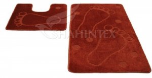 Набор ковриков д/в SHAHINTEX РР 60*100+60*50 кирпичный 51