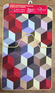 FM 06-050 Набор ковриков 2пр. 100*60/60*50