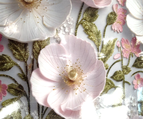 GQ-629 Клеенка ПВХ ПАРАДИЗ на тканевой основе 1,4х20м