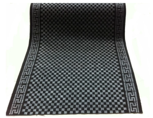 Дорожка влаговпитывающая придверная жаккард 1,2х15м Серый 1шт/уп.