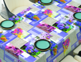 AS-1009 Клеенка ПВХ ПАРАДИЗ на тканевой основе 1,4х20м