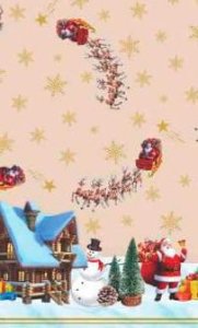 134-B Клеенка столовая в рулонах, состоящая из нтк основы "MIRELLA" SP 1,4*20 м НГ