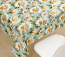 GQ-578 Клеенка ПВХ ПАРАДИЗ на тканевой основе 1,4х20м