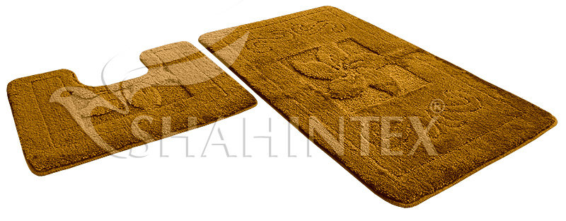 Набор ковриков д/в SHAHINTEX РР LUX 60*100+60*50  золотой 9