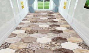 Коврик в рулоне 3D матовый  1х15м FM 1-043