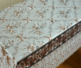 DS- 8058K Клеенка ПВХ ВЕРСАЛЬ на тканевой основе 1,4х20м.п.