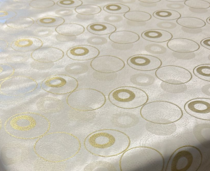 T04A Клеенка ПВХ "JACQURD" на тканевой основе  1,40 х 20 м.п.