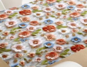 GQ-931 Клеенка ПВХ ПАРАДИЗ на тканевой основе 1,4х20м