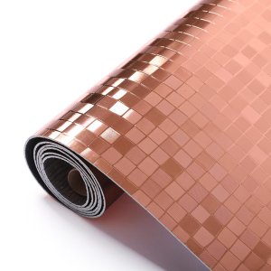 Панели ПВХ самоклеящиеся глянцевые в рулоне 1,2м х 2,8м х 0,23см, арт.BZ-56140-1