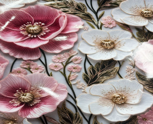 GQ-634 Клеенка ПВХ ПАРАДИЗ на тканевой основе 1,4х20м