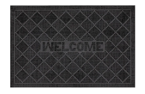 Коврик придверный резиновый ComeForte PIN MAT 45х75см «Welcome» 10шт/уп