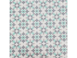 215PT-turquoise-grey Коврик для ванной комнаты "ПРЕОБРАЖЕНИЕ" 0,65х15 м