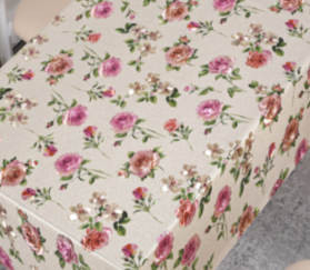 JD-8738DJ Клеенка ПВХ ВЕРСАЛЬ на тканевой основе 1,4х20м.п.