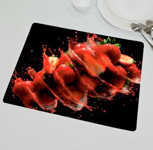 Плейсмат 30x40 1шт 2мм верх_л_клубника