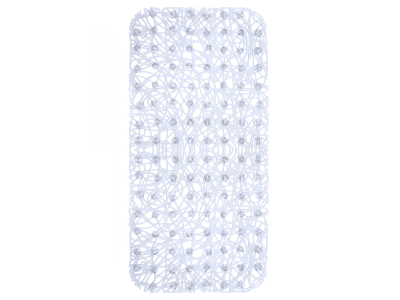 Коврик для ванны "Паутинка" 35х72 см прозрачный