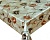 DS-8037F Клеенка  "VALENCIA" metallic print  на тканевой основе  (1,37*20м) 