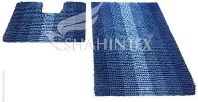 Набор ковриков д/в SHAHINTEX MULTIMAKARON 60*90+60*50 синий