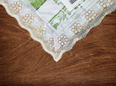 Скатерть  ПВХ  коллекция "УЮТ" на нетканой основе  134*180см  с ПВХ каймой