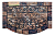 Коврик флокированный Dekorelle FLOK 011, разм. 60*90cm (6 шт/кор)