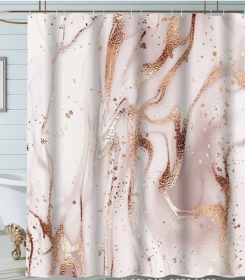 YT-Marble43 Шторы полиэстер для в/к с утяжелителем Marble"ZALEL" 180*200 