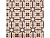 210PT-beige-brown Коврик для ванной комнаты "ПРЕОБРАЖЕНИЕ" 0,80х15 м