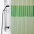 7062-GREEN Штора для ванной комнаты "Престиж" 180х170см (зеленая)