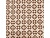 220PT-beige-brown Коврик для ванной комнаты "ПРЕОБРАЖЕНИЕ" 0,65х15 м