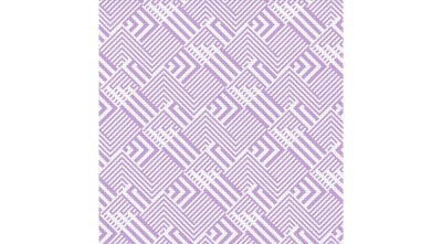 Коврик рулонный напольный 1,30х12 м. ПВХ - "Геометрия лиловая"